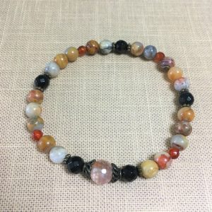 カーネリアン&アゲートブレスレット